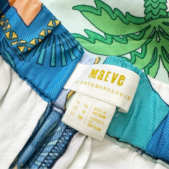 Anthropologie Maeve Sunshine Wide-Leg Pants Size 6 - Picture 9 of 13